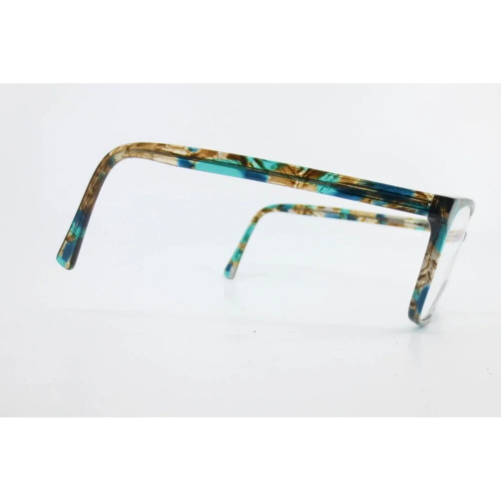 BKLYN Kensington Lapis Blue Brown Marble Eyeglass Frames 54-15-142 36713